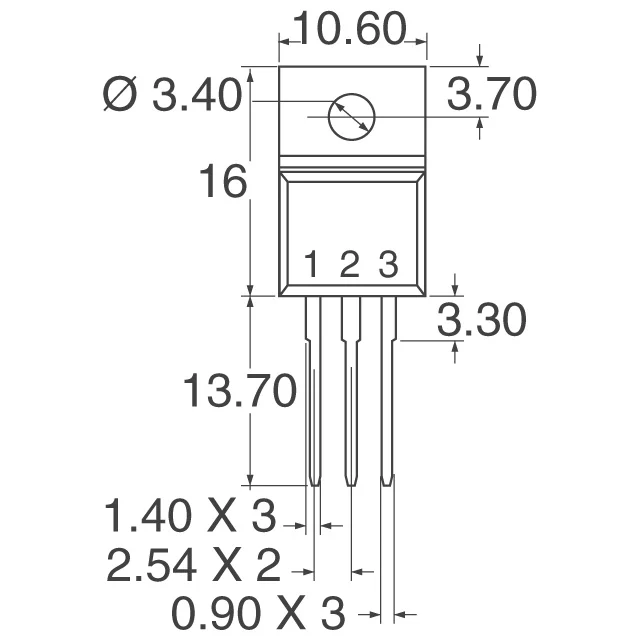IRLI640GPBF Vishay Siliconix  Transistors - FET MOSFET - Simples